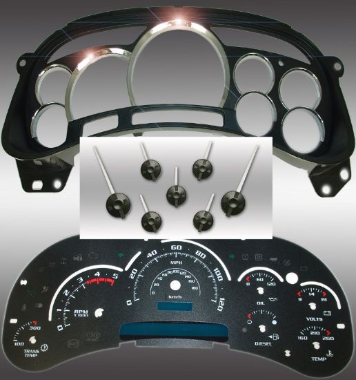 Picture of US Speedo Instrument Cluster Gauge Face Kit - PLK054DK1