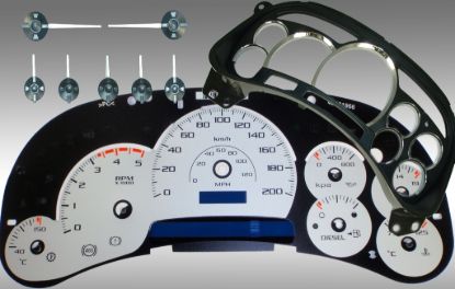 Picture of US Speedo Instrument Cluster Gauge Face Kit - PLK054DK2
