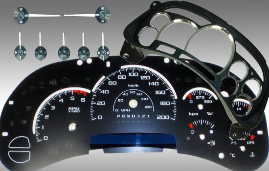Picture of US Speedo Instrument Cluster Gauge Face Kit - PLK063K1