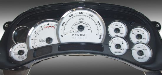 Picture of US Speedo Instrument Cluster Gauge Face Kit - PLK064DLED0