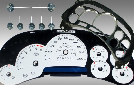 Picture of US Speedo Instrument Cluster Gauge Face Kit - PLK064K0
