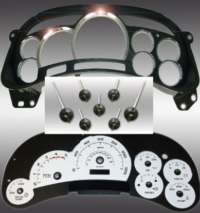 Picture of US Speedo Instrument Cluster Gauge Face Kit - PLT120054DLED0