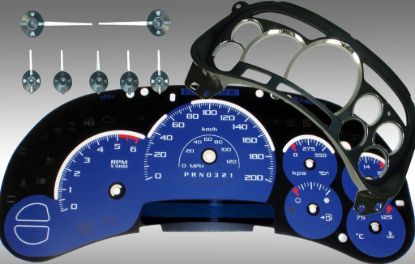 Picture of US Speedo Instrument Cluster Gauge Face Kit - PLT120063K4
