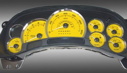 Picture of US Speedo Instrument Cluster Gauge Face Kit - PLT120064D3