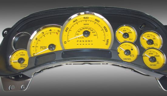 Picture of US Speedo Instrument Cluster Gauge Face Kit - PLT120064D3