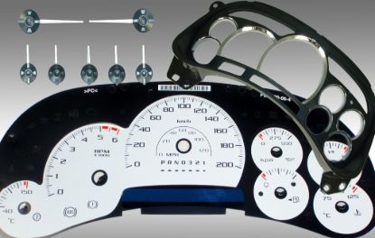 Picture of US Speedo Instrument Cluster Gauge Face Kit - PLT120064K0
