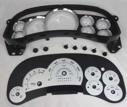 Picture of US Speedo Instrument Cluster Gauge Face Kit - PLT120064LED2