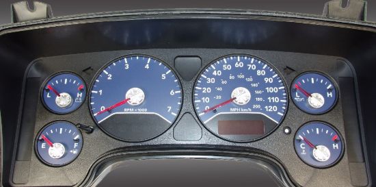 Picture of US Speedo Instrument Cluster Gauge Face Kit - RAM064