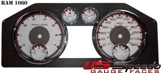 Picture of US Speedo Instrument Cluster Gauge Face Kit - RAM1060