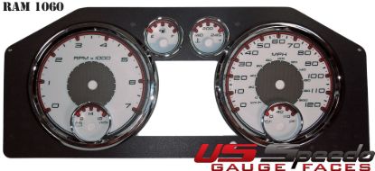 Picture of US Speedo Instrument Cluster Gauge Face Kit - RAM1060K