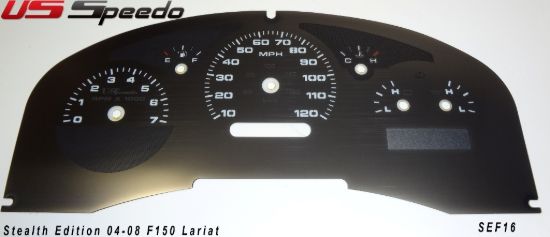 Picture of US Speedo Instrument Cluster Gauge Face Kit - SEF16