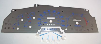 Picture of US Speedo Instrument Cluster Gauge Face Kit - SSF02B