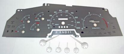 Picture of US Speedo Instrument Cluster Gauge Face Kit - SSF02W