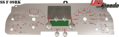 Picture of US Speedo Instrument Cluster Gauge Face Kit - SSF09RK
