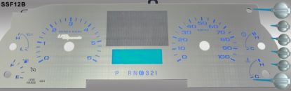 Picture of US Speedo Instrument Cluster Gauge Face Kit - SSF12B