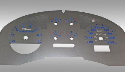 Picture of US Speedo Instrument Cluster Gauge Face Kit - SSF14BK