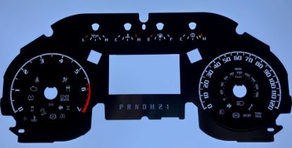 Picture of US Speedo Instrument Cluster Gauge Face Kit - SSF154W