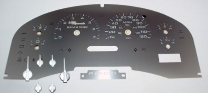 Picture of US Speedo Instrument Cluster Gauge Face Kit - SSF15W