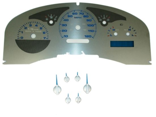 Picture of US Speedo Instrument Cluster Gauge Face Kit - SSF16B