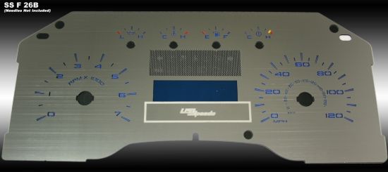 Picture of US Speedo Instrument Cluster Gauge Face Kit - SSF26B
