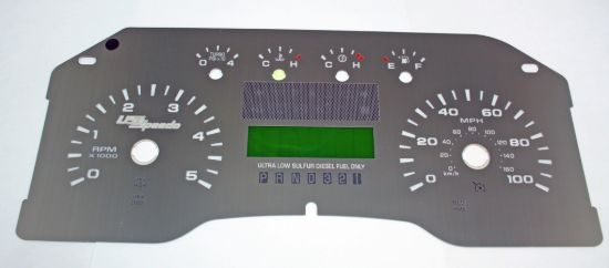 Picture of US Speedo Instrument Cluster Gauge Face Kit - SSF29W