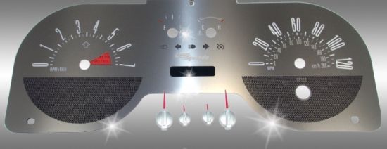 Picture of US Speedo Instrument Cluster Gauge Face Kit - SSF57R