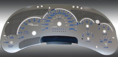 Picture of US Speedo Instrument Cluster Gauge Face Kit - SSGM12B