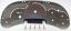 Picture of US Speedo Instrument Cluster Gauge Face Kit - SSGM13KR