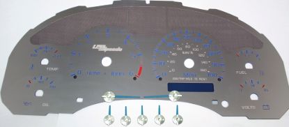 Picture of US Speedo Instrument Cluster Gauge Face Kit - SSGM25B
