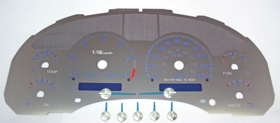 Picture of US Speedo Instrument Cluster Gauge Face Kit - SSGM26B