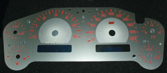 Picture of US Speedo Instrument Cluster Gauge Face Kit - SSGM27RK