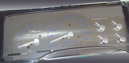 Picture of US Speedo Instrument Cluster Gauge Face Kit - SSGM998B