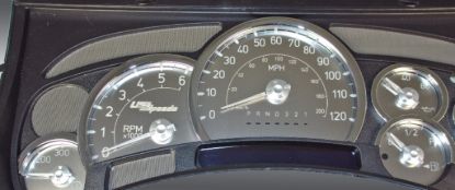 Picture of US Speedo Instrument Cluster Gauge Face Kit - SSH211W
