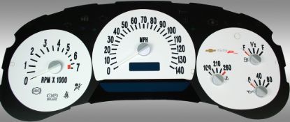 Picture of US Speedo Instrument Cluster Gauge Face Kit - SSR050