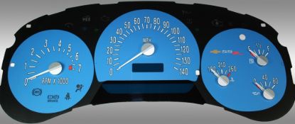 Picture of US Speedo Instrument Cluster Gauge Face Kit - SSR054