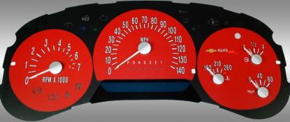 Picture of US Speedo Instrument Cluster Gauge Face Kit - SSR065