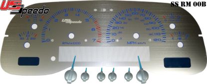 Picture of US Speedo Instrument Cluster Gauge Face Kit - SSRM00B