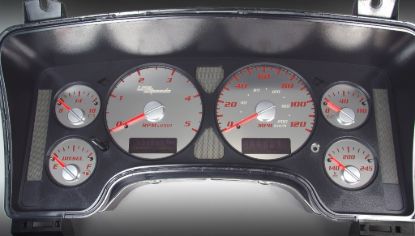 Picture of US Speedo Instrument Cluster Gauge Face Kit - SSRM03R