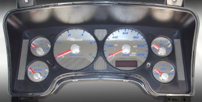 Picture of US Speedo Instrument Cluster Gauge Face Kit - SSRM13B