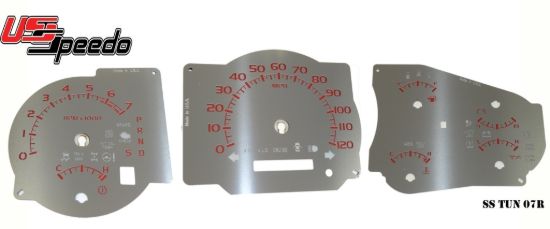Picture of US Speedo Instrument Cluster Gauge Face Kit - SSTUN07R