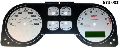 Picture of US Speedo Instrument Cluster Gauge Face Kit - SVT082