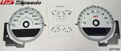 Picture of US Speedo Instrument Cluster Gauge Face Kit - SVT110K