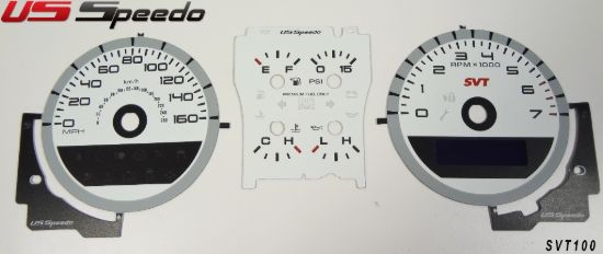 Picture of US Speedo Instrument Cluster Gauge Face Kit - SVT110K