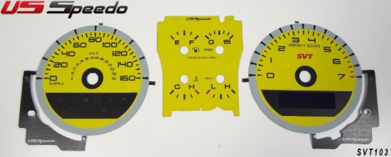 Picture of US Speedo Instrument Cluster Gauge Face Kit - SVT113