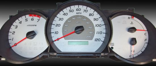 Picture of US Speedo Instrument Cluster Gauge Face Kit - TAC072
