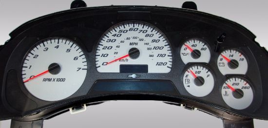 Picture of US Speedo Instrument Cluster Gauge Face Kit - TRL052