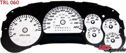 Picture of US Speedo Instrument Cluster Gauge Face Kit - TRL060