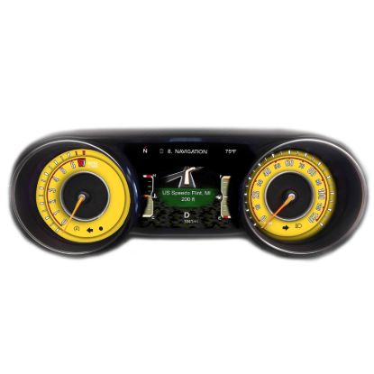 Picture of US Speedo Instrument Cluster Gauge Face Kit - WRA18JLSPORT3