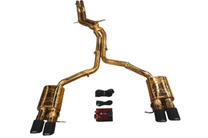 Picture of Valvetronic Designs Exhaust System Kit - AUD.B8.S4.VSES.AG.BLK