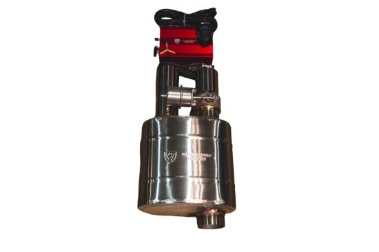Picture of Valvetronic Designs Exhaust Muffler - OFF.UVM.63MM.DUALOUT.X1